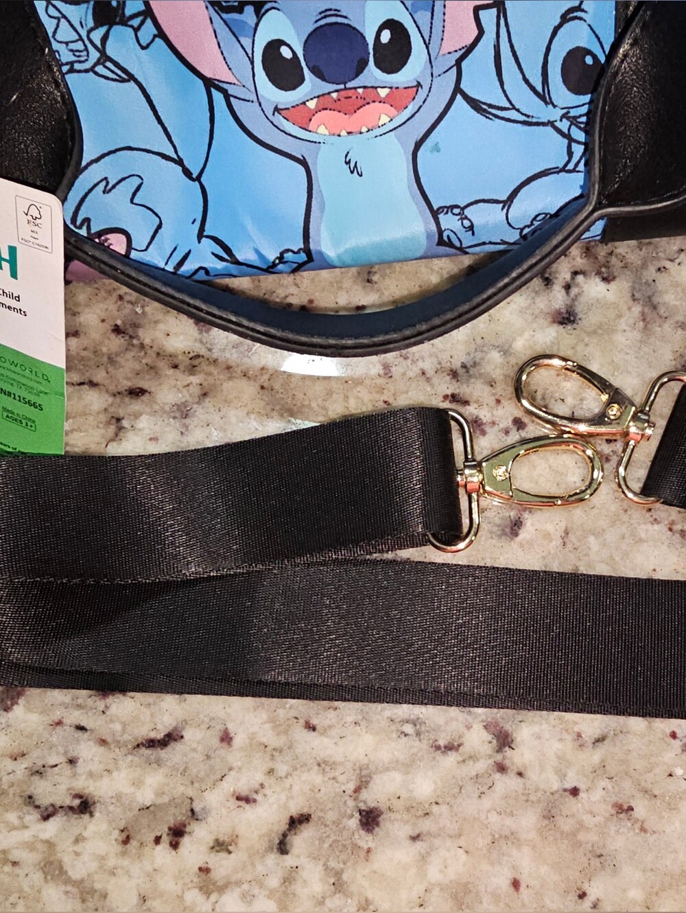 SOLD Disney Stitch Rolling Duffel Bag NWT - Picture 10 of 11